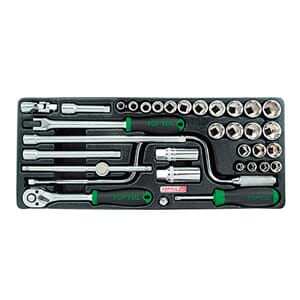 TOPTUL INNLEGG 3/8" TOMMER OG MM 34 DELER