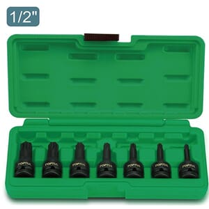 TOPTUL KRAFTPIPESETT TORX 7 DELER T30-T70