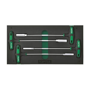 TOPTUL INNLEGG T-HÅNDTAK PIPE 4 DELER