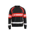 College varsel Svart/Varselrød XXXL