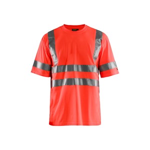 Varsel T-skjorte Rød high vis XL