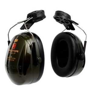 3M PELTOR Optime II høreværn, 30 dB, grøn, hjel