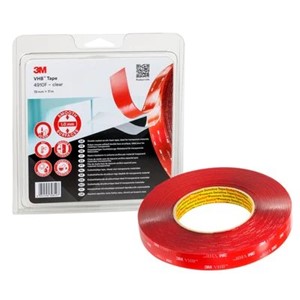 3M VHB Dobbeltsidig tape 4910F, Klar, 19 mm x 11