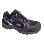 IRONSTEEL MERSEY SAFETY SHOE BLACK/SILVER S3 WP 42