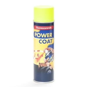 Fluoriserende spray 500ml , Gul , Power Coat 1026
