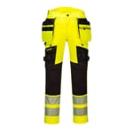 DX442 - DX4 HI-VIS HÅNDVERKSBUKSE GUL EU64
