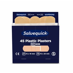 Plastplaster, 45 st/refill, 6 refiller/eske