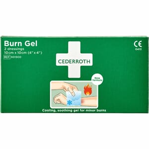 Cederroth Burn Gel Dressing 10 x 10 cm, 2 stk/eske