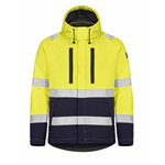 Tranemo Vinterjakke HiViz Gul/Marine Multinorm L