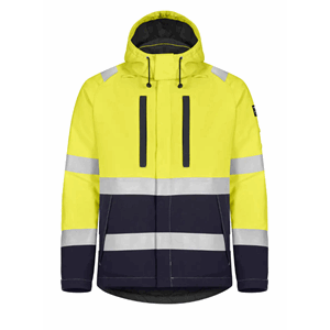 Tranemo Vinterjakke HiViz Gul/Marine Multinorm XS
